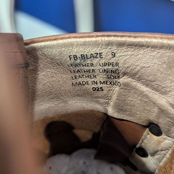 Freebird Blaze Nubuck Leather Ankle Boots Women’s 9 Zip Booties Distressed - Picture 11 of 13